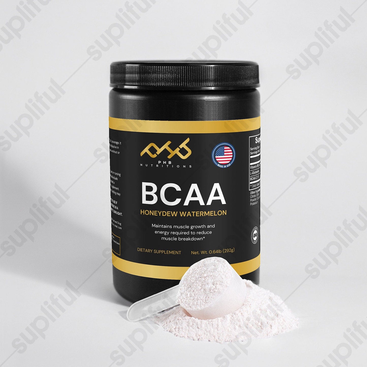 BCAA Post Workout Powder (Honeydew/Watermelon) - 45 Servings