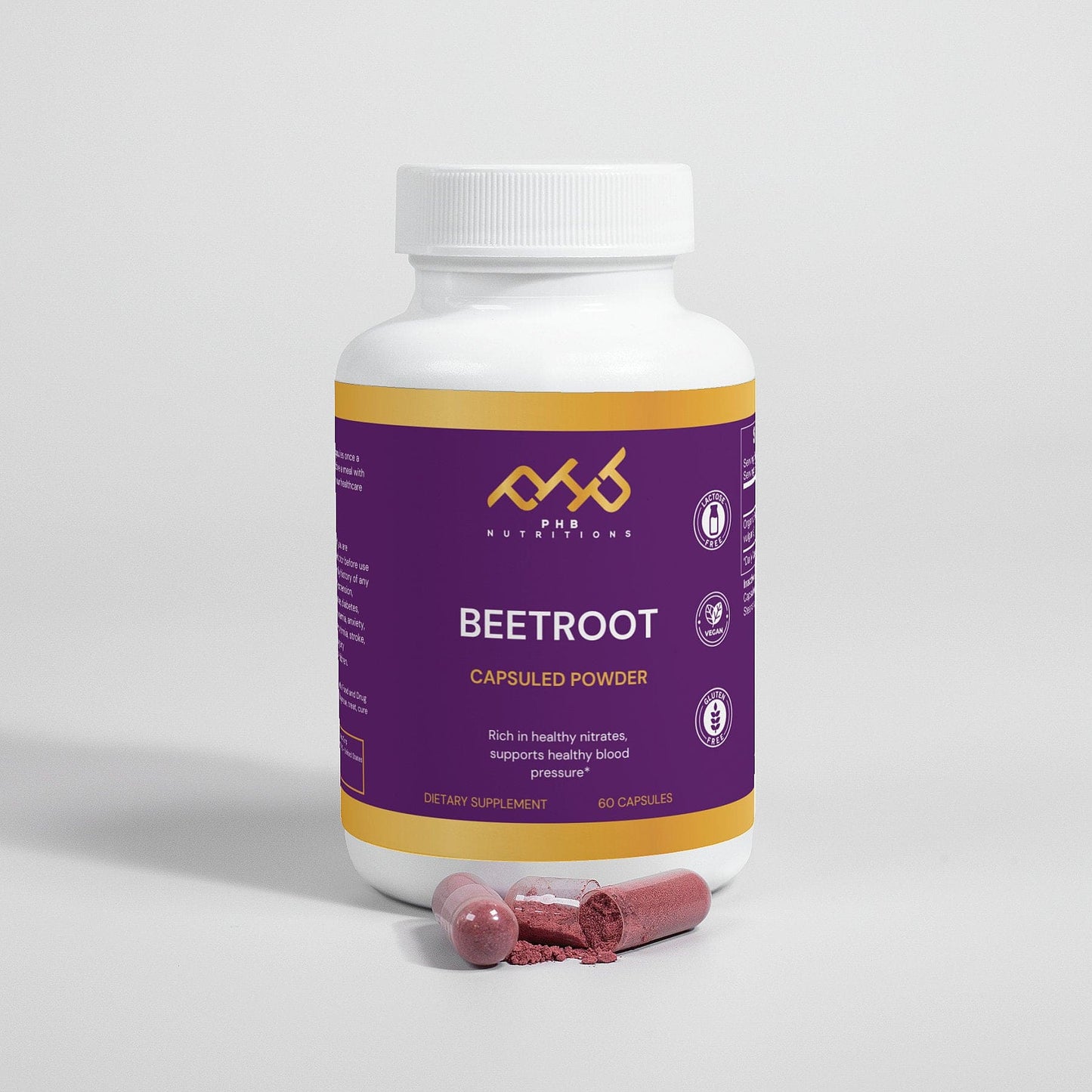 Beetroot Capsuled Powder - 60 capsules