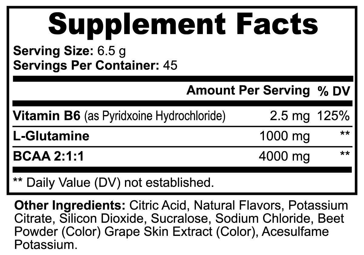 BCAA Post Workout Powder (Honeydew/Watermelon) - 45 Servings